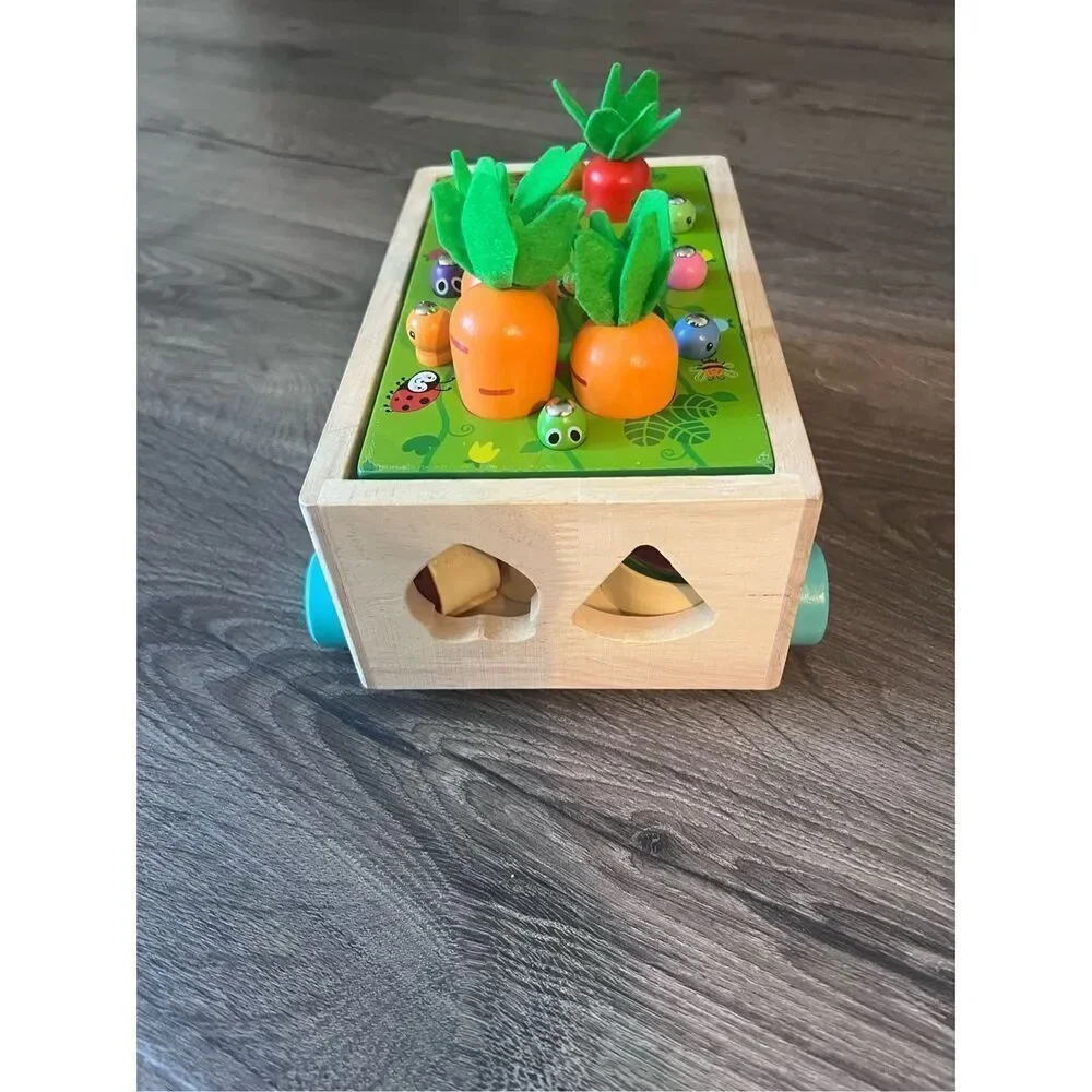 Toddlers Montessori Wooden Educational Toys for Baby Boys Girls Age 1 2 3 Year O